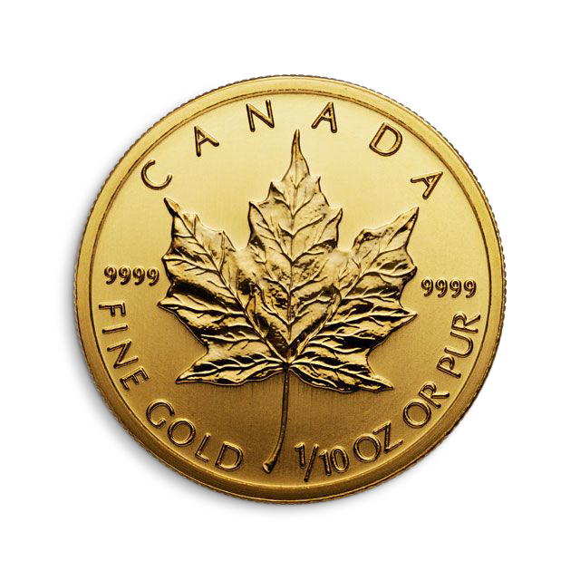 1/10 oz Canadian Maple Leaf Goldmünze