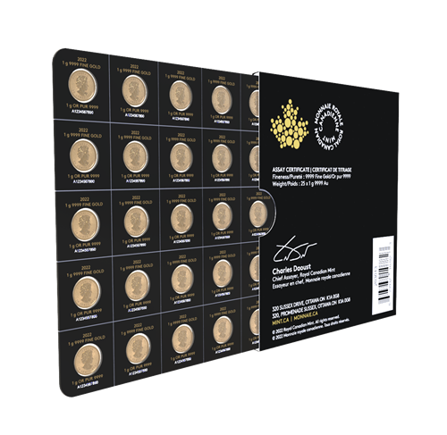 Canadian Maplegram 25g Gold 