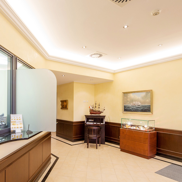 Degussa Filiale Hamburg Empfang