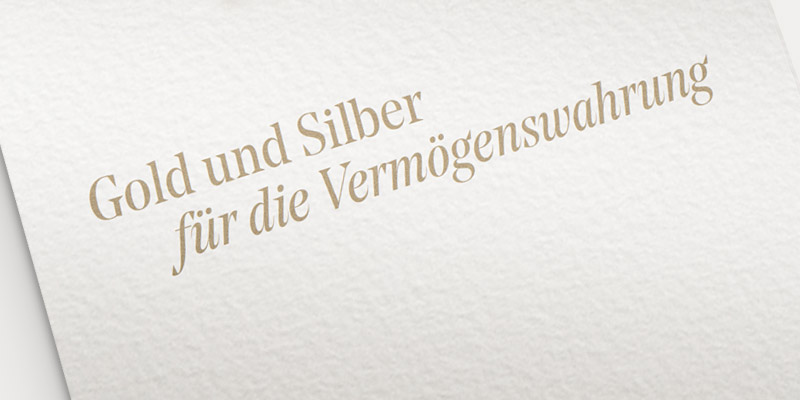 Gold und Silber Report Cover
